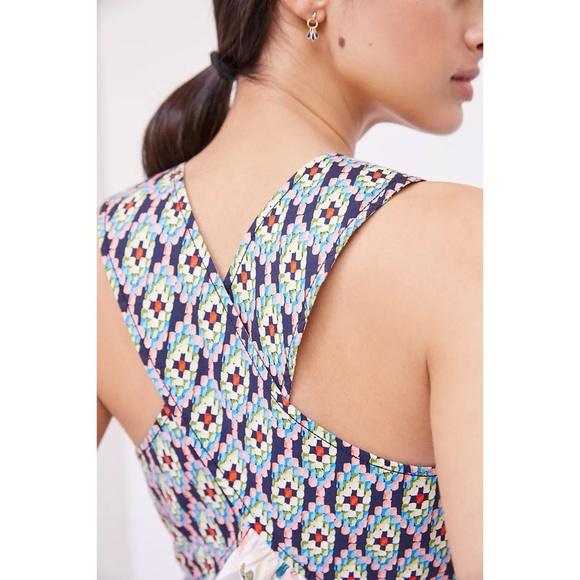 Anthropologie Maeve Textured Swing Mini Dress Size XS - Picture 10 of 10